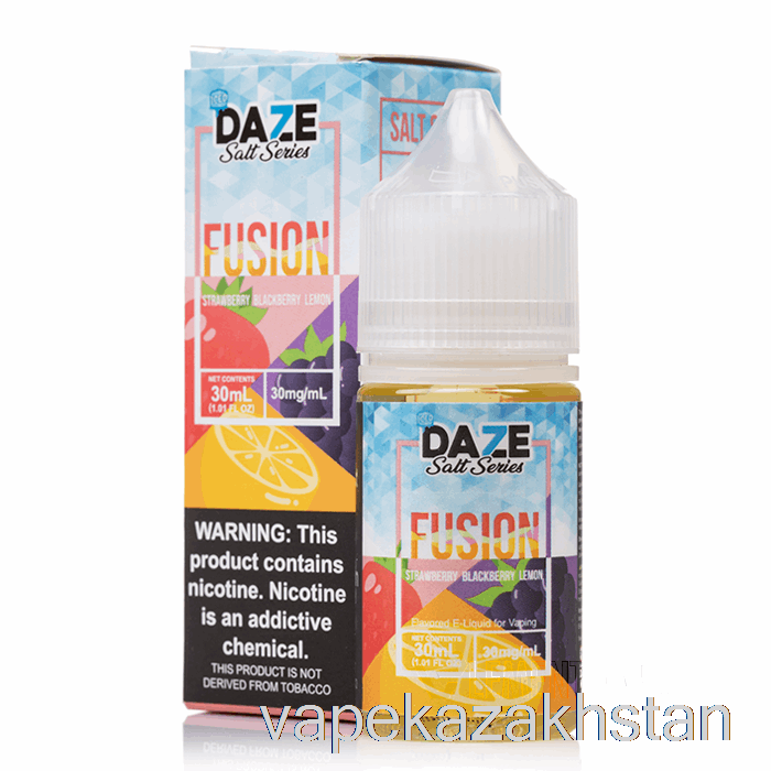 Vape Smoke ICED Strawberry Blackberry Lemon - 7 Daze Fusion Salt - 30mL 30mg